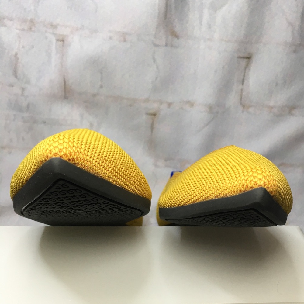 Rothy’s Shoes women’s sz 6.5 Yellow Marigold ballerina slippers flat shoes new - Picture 7 of 11